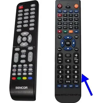 Sencor SLE 3224TCS dálkový ovladač náhradní