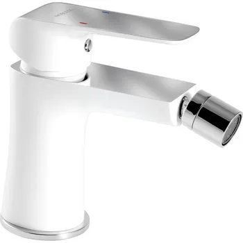 Bidetová baterie s výpustí Nobless Tina bílá/chrom