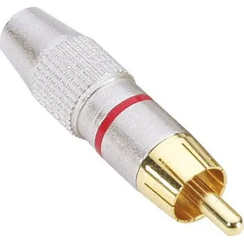 Příslušenství ke zvukové technice Adam Hall 7620 Červená (RCA/Cinch konektor samec)