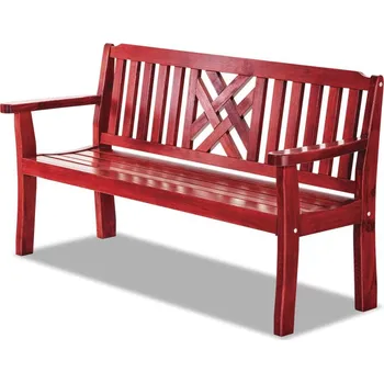 Zahradní sestava Krajča ZAHRADNÍ DŘEVĚNÁ LAVICE BRIGITA - dub Povrchová úprava dřeva: Bez nátěru