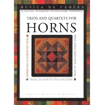 TRIOS & QUARTETS FOR HORNS / partitura + party