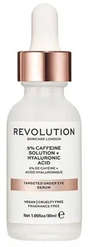Péče o oční okolí Revolution Skincare 5 % Caffeine Solution + Hyaluronic Acid 30 ml