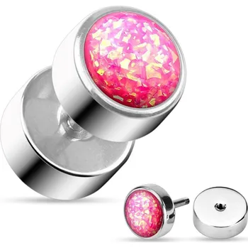 Piercing Falešný piercing do ucha - barva růžová