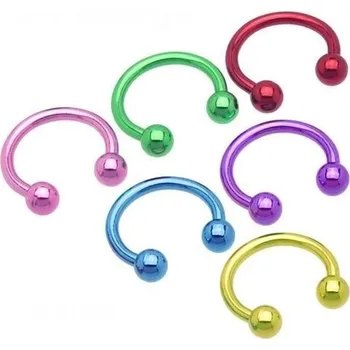 Piercing Piercing - podkova (žlutá)