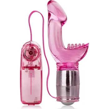 Vibrátor RŮŽOVÝ GELOVÝ STIMULÁTOR KLITORISU A G-BODU – WDK 8820