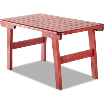 Zahradní sestava Krajča ZAHRADNÍ DŘEVĚNÝ STŮL BRIGITA - borovice Povrchová úprava dřeva: Bez nátěru