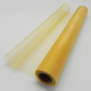 Organza š36cm/9m zlatá (PO645811)