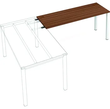 Hobis Pracovní řetězící stůl UE 1600RU Barva desky stolu: višeň, Barva kovu: bílá