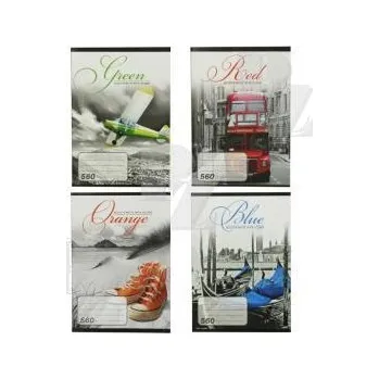 Dětské zboží Školní sešit 560 bezdřevý čistý, Notes