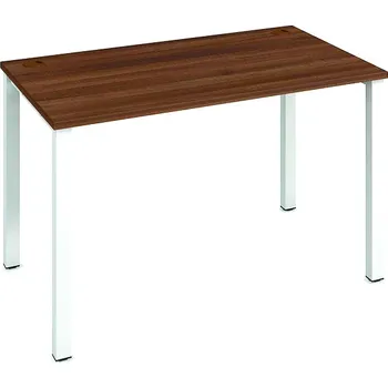 Psací stůl Hobis Pracovní stůl US 1200 Barva desky stolu: višeň, Barva kovu: černá