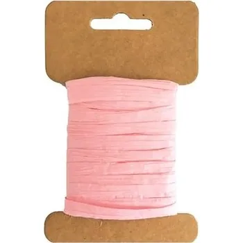 Stuha Lýko papírové růžová šířka 2 cm, 10 m