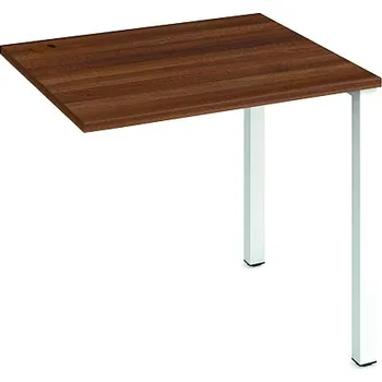 Hobis Pracovní stůl US 800R Barva desky stolu: buk, Barva kovu: bílá