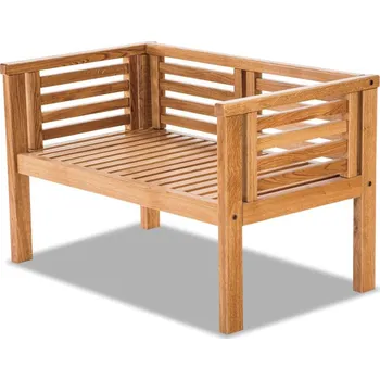 Zahradní sestava Krajča ZAHRADNÍ DŘEVĚNÁ LAVICE MALIBU, dub Povrchová úprava dřeva: Bez nátěru