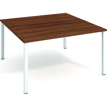 Hobis Pracovní stůl zdvojený USD 1400 Barva desky stolu: akát, Barva kovu: černá