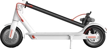Složená bílá elektrokoloběžka Xiaomi Mi Electric Scooter