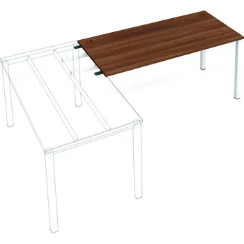 Hobis Pracovní řetězící stůl US 1600RU Barva desky stolu: bílá, Barva kovu: šedá