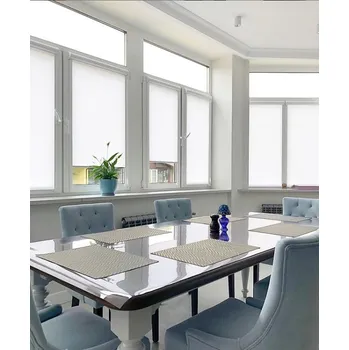 ubrus Mekke sklo Ubrus na stůl z měkkého skla 90x200 cm Ubrus: Průhledná lesklá folie