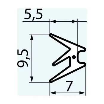 Těsnění pro motocykl Vodorovné těsnění, pro Top-Line 82212.KD