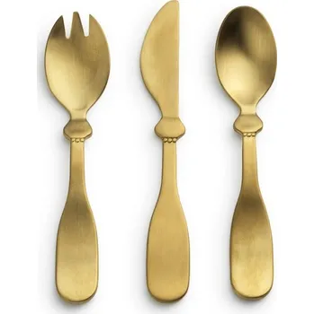 dětská jídelní sada Elodie Details dětský příbor Gold