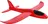 ISO Pěnové házecí letadlo 37 cm, červené