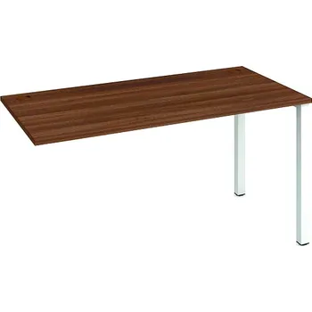 Psací stůl Hobis Pracovní stůl US 1400R Barva desky stolu: calvados, Barva kovu: černá