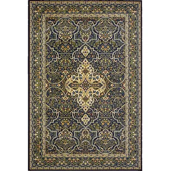 Koberec Agnella kusový koberec Standard Laurus granátový modrý Rozměr: 60x120 cm