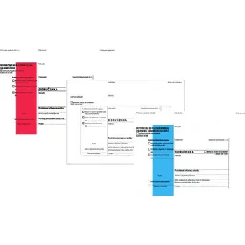 Obálka obálka C5 s doručenkou NCR - bílá