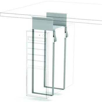 Psací stůl Hobis Univerzální držák PC BELT Barva kovu: bílá