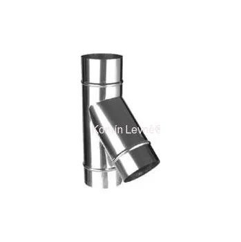 Komín Nerez T-kus 45 st. 150/1 mm