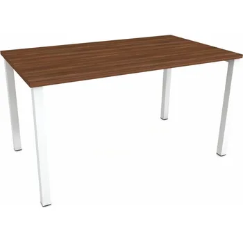 Psací stůl Hobis Jednací stůl UJ 1400 Barva desky stolu: šedá, Barva kovu: bílá