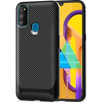 Pouzdro na mobilní telefon Pouzdro TVC Carbon pro Samsung Galaxy M21 Barva: Černá
