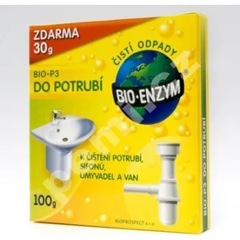 Čistič odpadu BIO-P3 do potrubí 100g