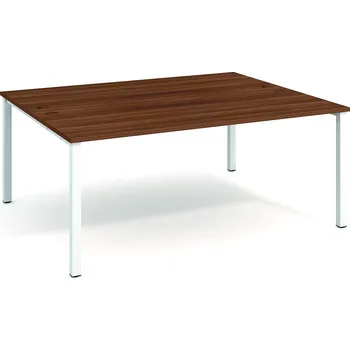 Hobis Pracovní stůl zdvojený USD 1800 Barva desky stolu: šedá, Barva kovu: šedá