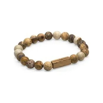 Náramek Náramek s dřevěnými korálky BeWooden Corra Bracelet s možností výměny či vrácení do 30 dnů zdarma - XS = 15 - 16 cm - B22