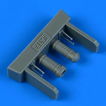 Plastikový model Quickboost 1/72 Bf 109F/G tropical filter - late (Academy)