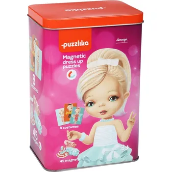 magnetka pro dítě Puzzlika Magnetická panenka 45 dílků