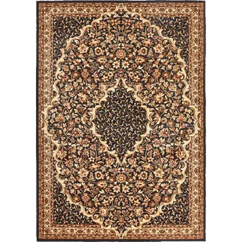 Koberec Kusový koberec Agnella Standard Persea černý Rozměr: 133x195 cm