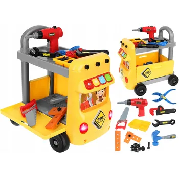 Dětská dílna ISO 9424 Dětský vozík s nářadím 38 dílů