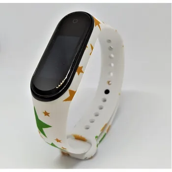 Příslušenství k fitness náramku HappyLife Náhradní náramek Mi band 3/4 Hvězdy MIBANDCZX01020