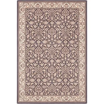 Koberec Vlněný koberec Agnella Isfahan Itamar Antracit Rozměr: 80x120 cm