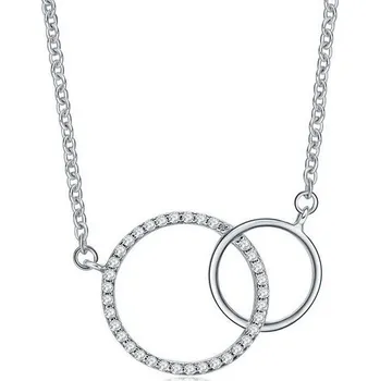 Náhrdelník Stříbrný řetízek se 2ma kroužky