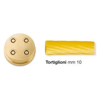 Strojek na těstoviny Matrice bronzová Tortiglioni 10 mm pro CHEF IN CASA