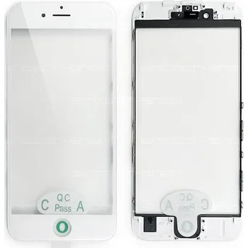 OEM iPhone 6S (4,7") čelní dotykové sklo s rámem a OCA lepící vrstvou PREMIUM - bílé