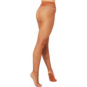 Dámské punčochy Intermezzo,Síťované 0875, caramel XL