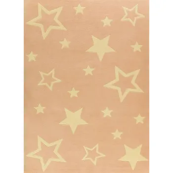 Koberec Associated Weavers Dětský kusový koberec KIDS 533744/85822 růžový hvězdy Rozměr: 100x150 cm