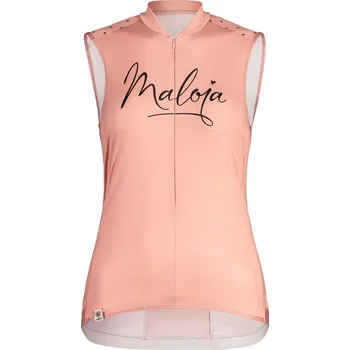 cyklistický dres Maloja ArgoviaM bez rukávů W růžový