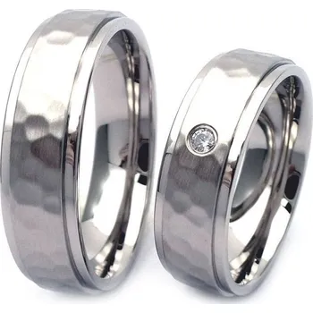 Prsten NSS3009 Snubní prsteny tepaná ocel - pár