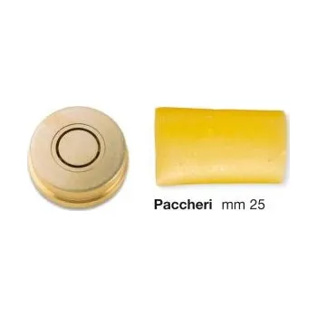 Strojek na těstoviny Matrice bronzová Paccheri 25 mm pro CHEF IN CASA