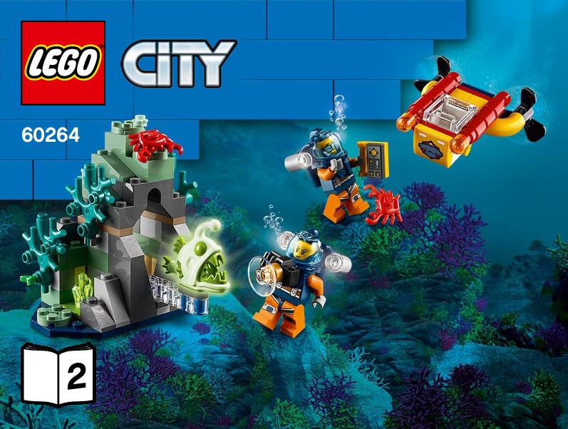 Návod na stavbu - druhá část LEGO City 60264 Oceánská průzkumná ponorka ...