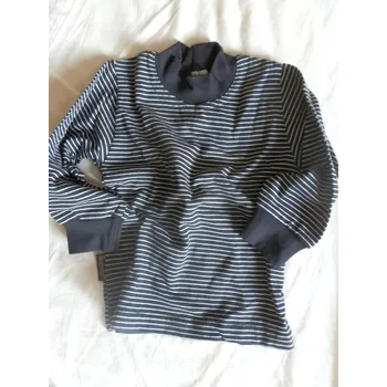 Chlapecké tričko Tričko slabý proužek 80,110, velikost 80, Barva tmavě modrá, Rukáv dlouhý rukáv